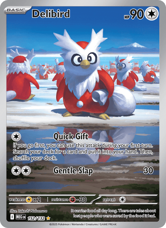 Delibird 152/132 - Mega Evolution - Single Cards | RareTCG