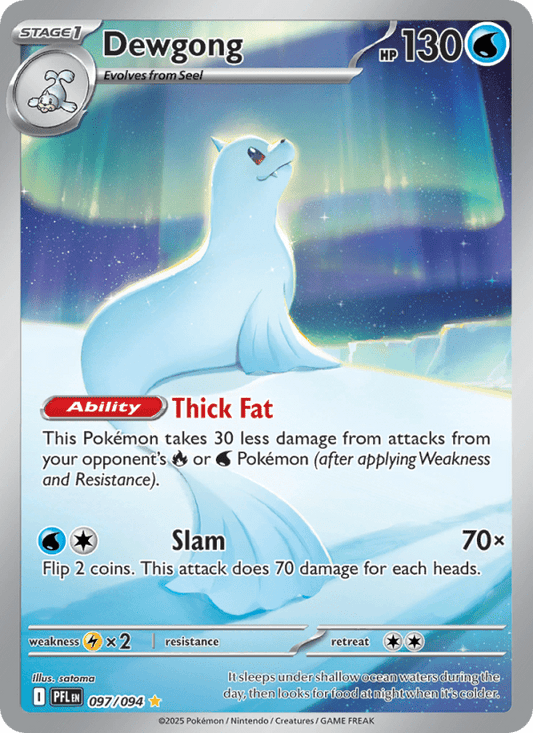 Dewgong 097/094 - Phantasmal Flames - Single Cards | RareTCG