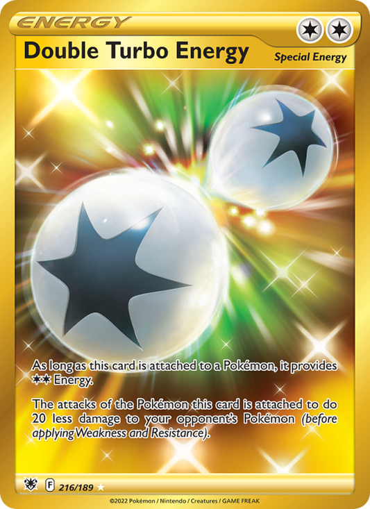 Double Turbo Energy (Secret) 216/189 - Astral Radiance - Single Cards | RareTCG