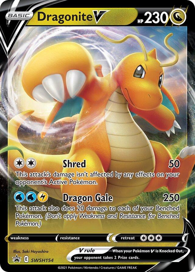 Dragonite V #SWSH154 - Sword & Shield Promo (Lightly Played)