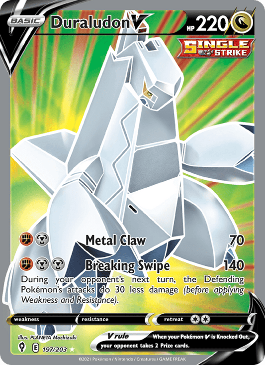 Duraludon V (Full Art) 197/203 - Evolving Skies - Single Cards | RareTCG