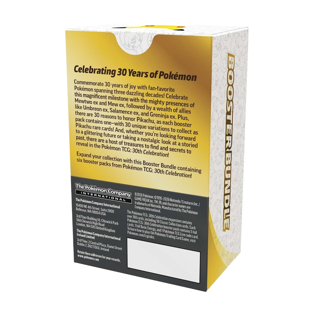 Pokémon TCG 30th Celebration Booster Bundle