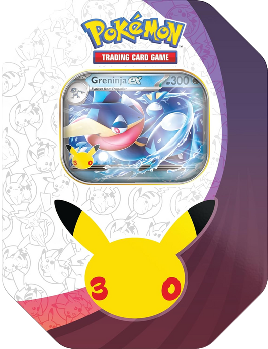 Pokémon TCG: 30th Celebration Greninja ex Tin