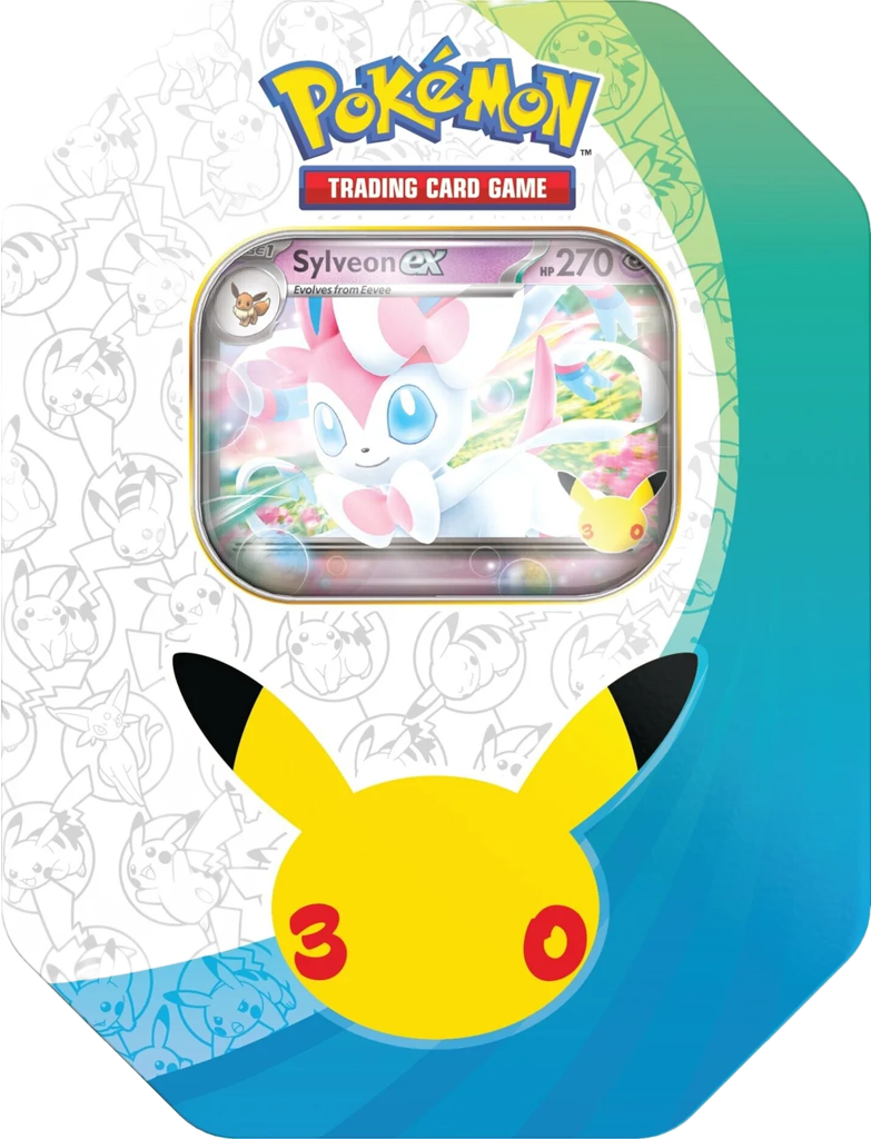 Pokémon TCG: 30th Celebration Sylveon ex Tin