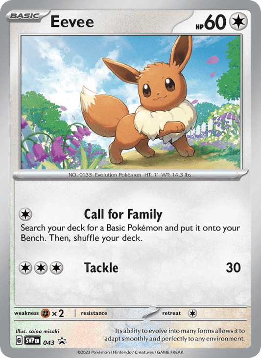 Eevee 043 - Scarlet & Violet Promo - Single Cards | RareTCG