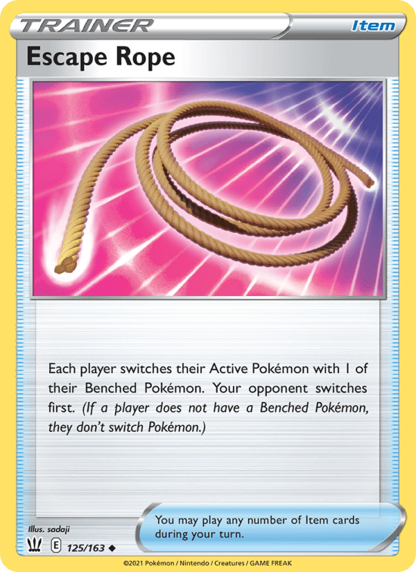 Escape Rope 125/163 - Prize Pack Series One - Single Cards | RareTCG