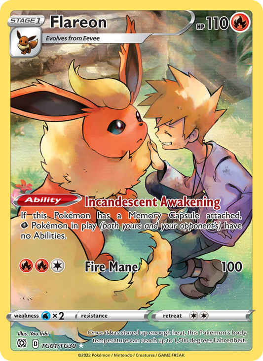 Flareon TG01/TG30 - Brilliant Stars Trainer Gallery - Single Cards | RareTCG