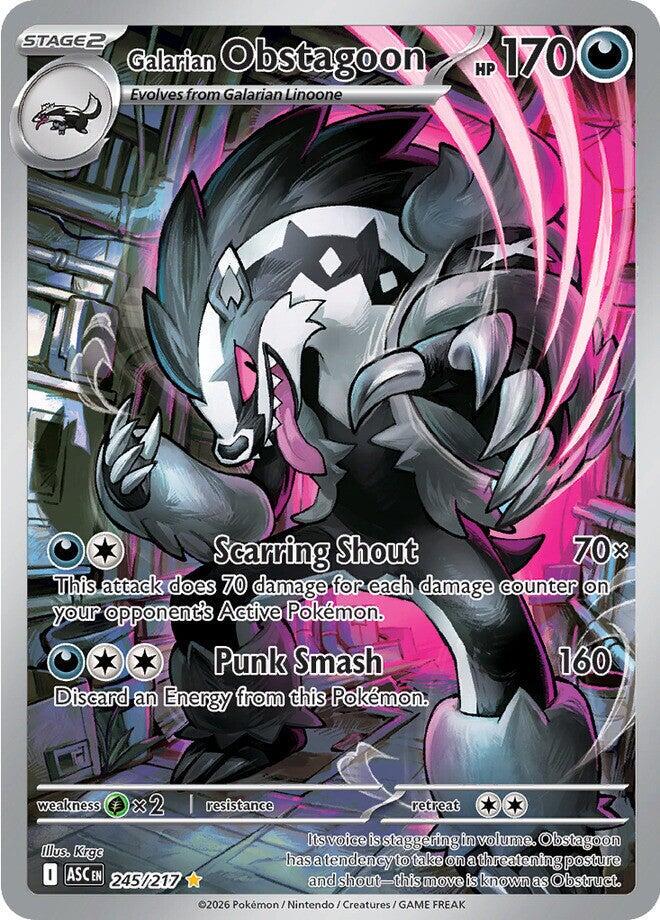Galarian Obstagoon #245/217 - Ascended Heroes