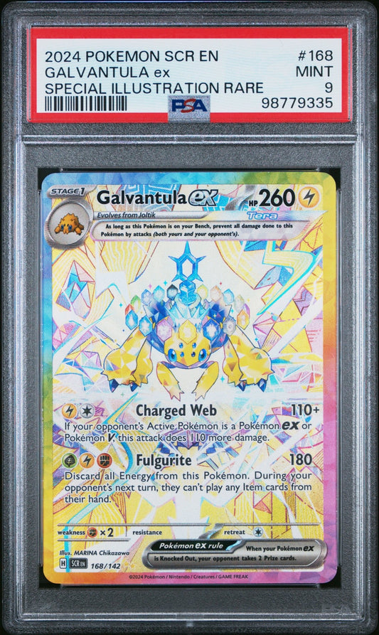 Galvantula ex 168/142 - Stellar Crown - PSA 9.0 MINT - Graded Cards | RareTCG