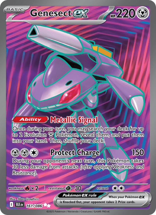 Genesect ex 161/086 - Black Bolt - Single Cards | RareTCG