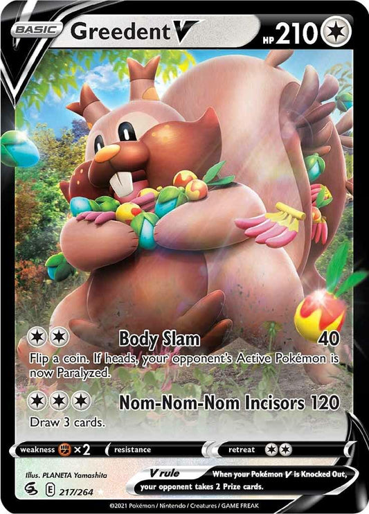 Greedent V #217/264 - Fusion Strike
