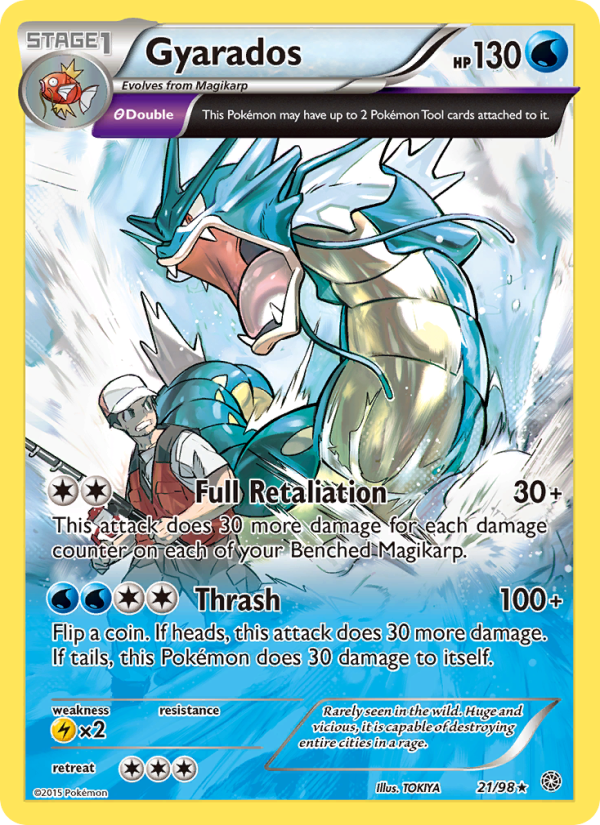 Gyarados (21) 21 - Ancient Origins [Reverse Holofoil] - Single Cards | RareTCG