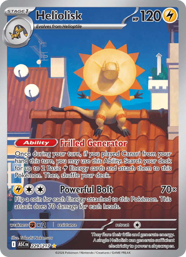Heliolisk 229/217 - Ascended Heroes - Single Cards | RareTCG