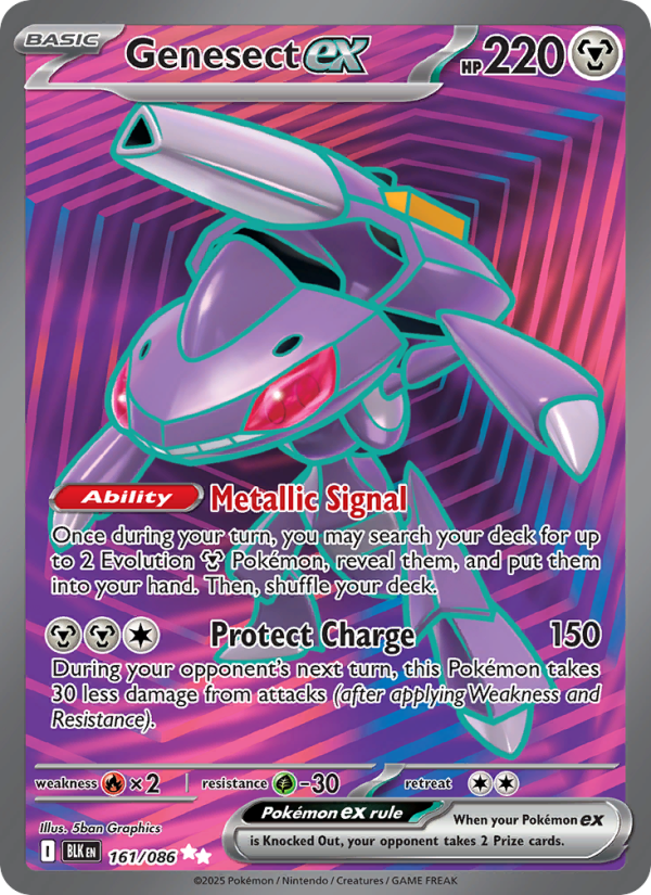 Genesect ex #161/086 - Black Bolt