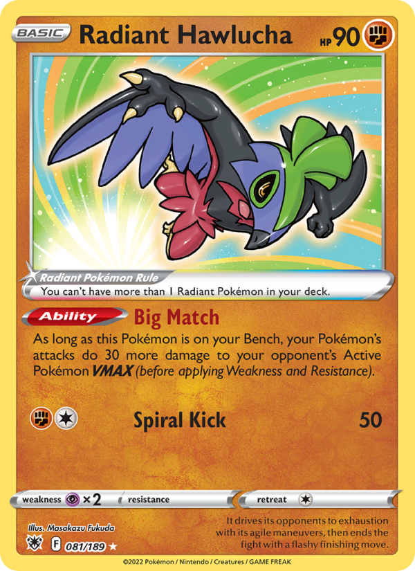 Radiant Hawlucha #081/189 - Astral Radiance