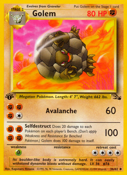 Golem #36 - Fossil [1st Edition]