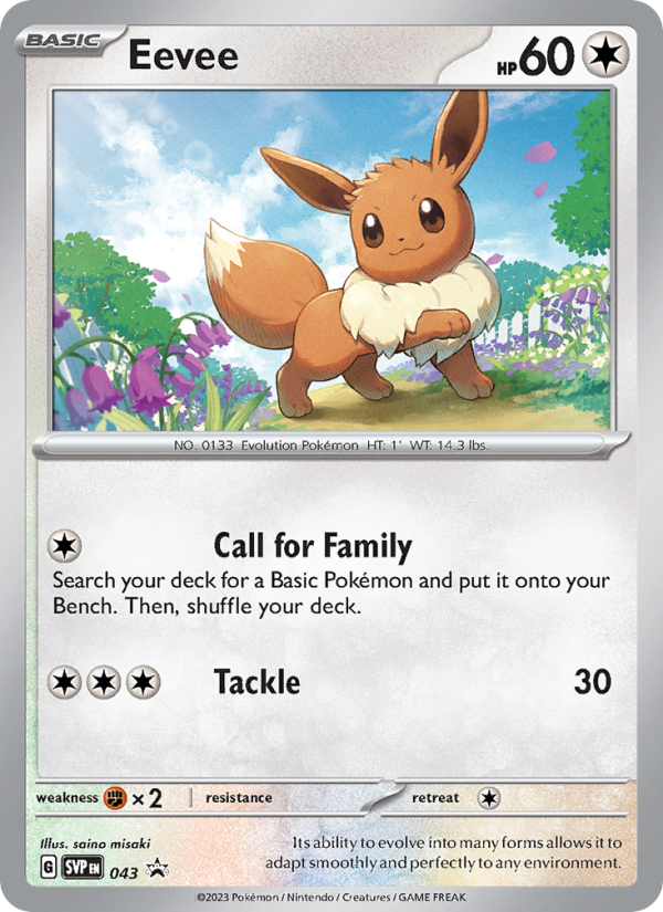 Eevee #043 - Scarlet & Violet Promo