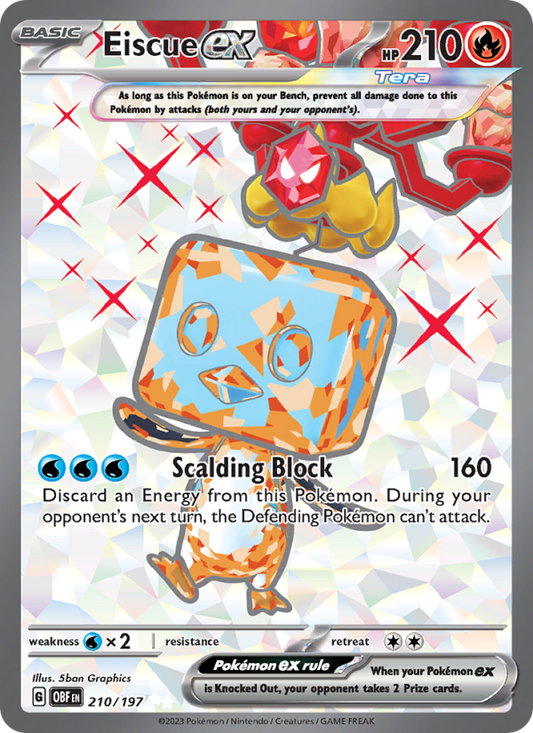 Eiscue ex #210/197 - Obsidian Flames