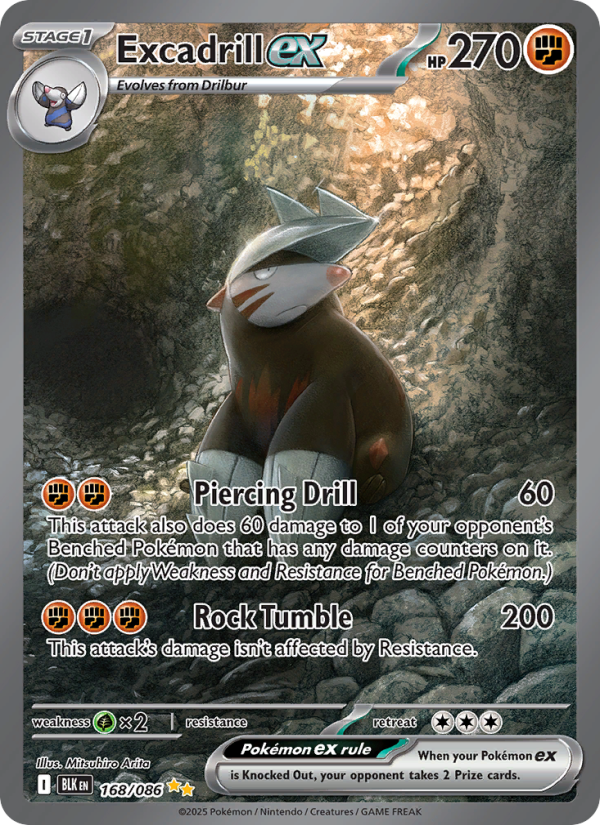 Excadrill ex #168/086 - Black Bolt