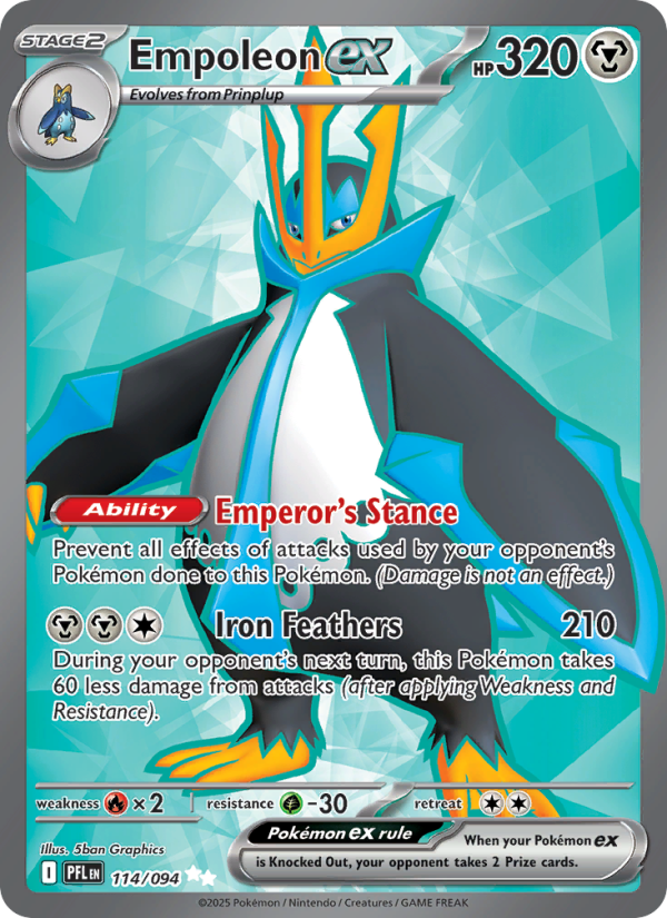 Empoleon ex #114/094 - Phantasmal Flames