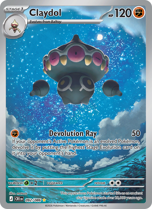 Claydol #092/086 - Chaos Rising