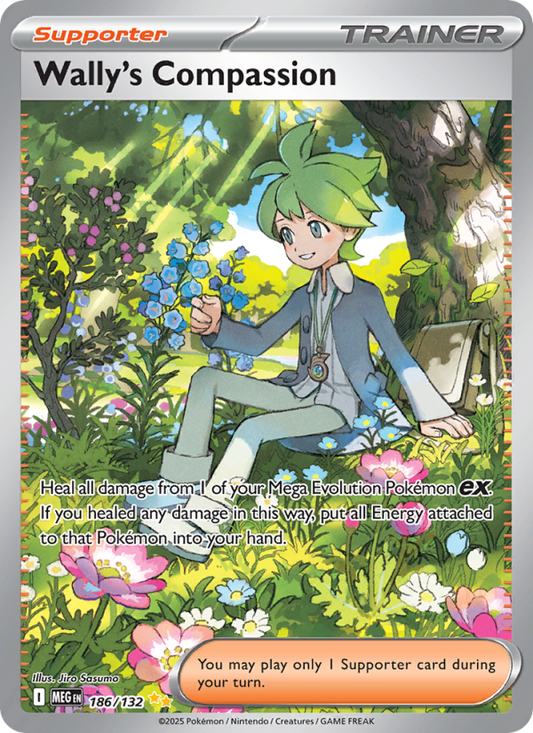 Wally's Compassion #186/132 - Mega Evolution