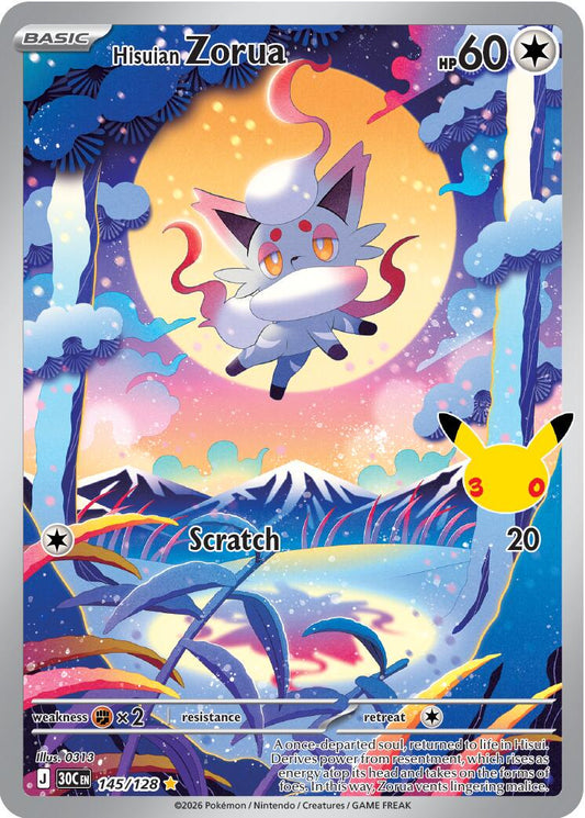 Hisuian Zorua #145/128 - 30th Celebration