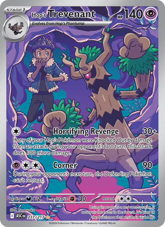 Hop's Trevenant 237/217 - Ascended Heroes - Single Cards | RareTCG