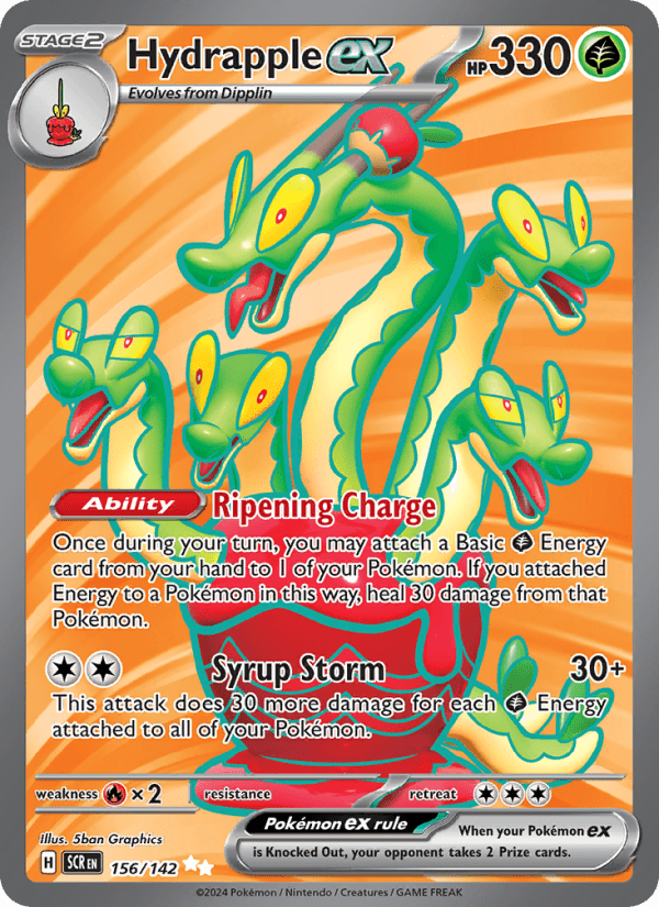 Hydrapple ex 156/142 - Stellar Crown - Single Cards | RareTCG