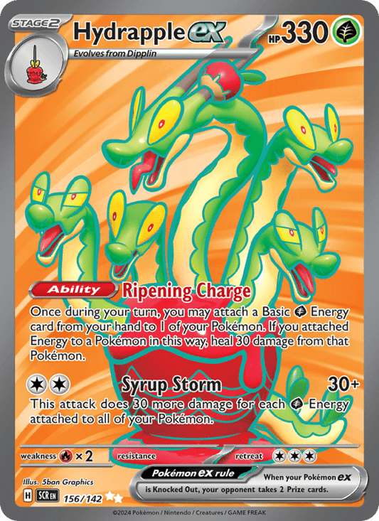 Hydrapple ex 156/142 - Stellar Crown - Single Cards | RareTCG