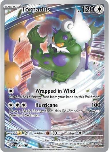 Tornadus - 210 #210 - Scarlet & Violet - Sealed Promo