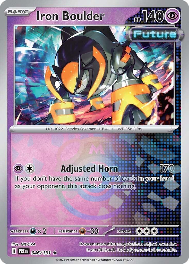 Iron Boulder (Master Ball Pattern) #046/131 - Prismatic Evolutions