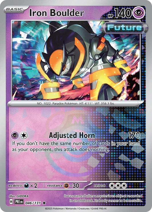 Iron Boulder (Master Ball Pattern) #046/131 - Prismatic Evolutions
