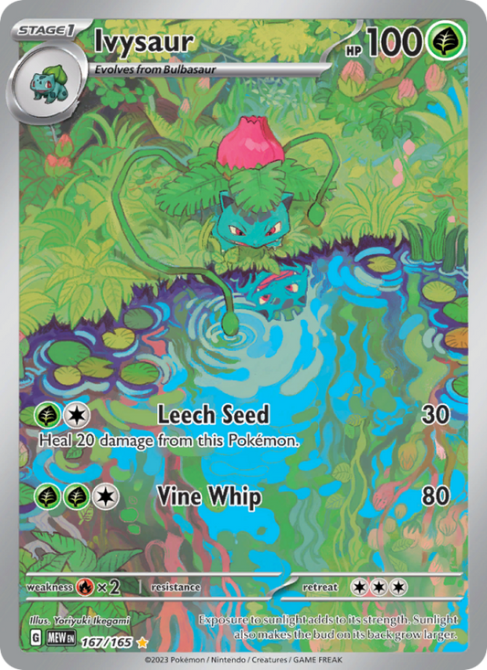 Ivysaur (JP) 167/165 - Pokémon 151 - Single Cards | RareTCG