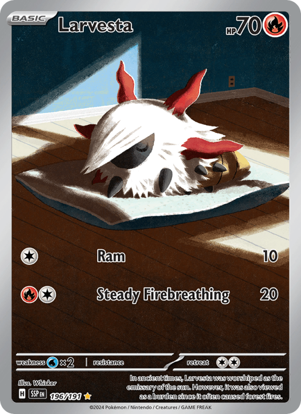 Larvesta 196/191 - Surging Sparks - Single Cards | RareTCG