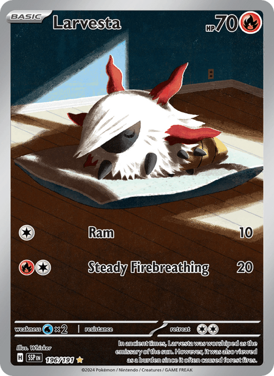 Larvesta 196/191 - Surging Sparks - Single Cards | RareTCG