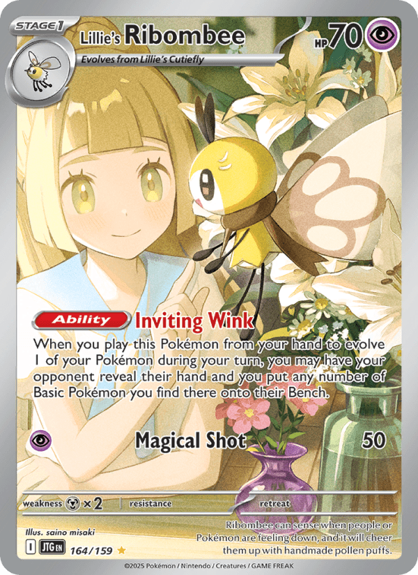 Lillie's Ribombee 164/159 - Journey Together - Single Cards | RareTCG