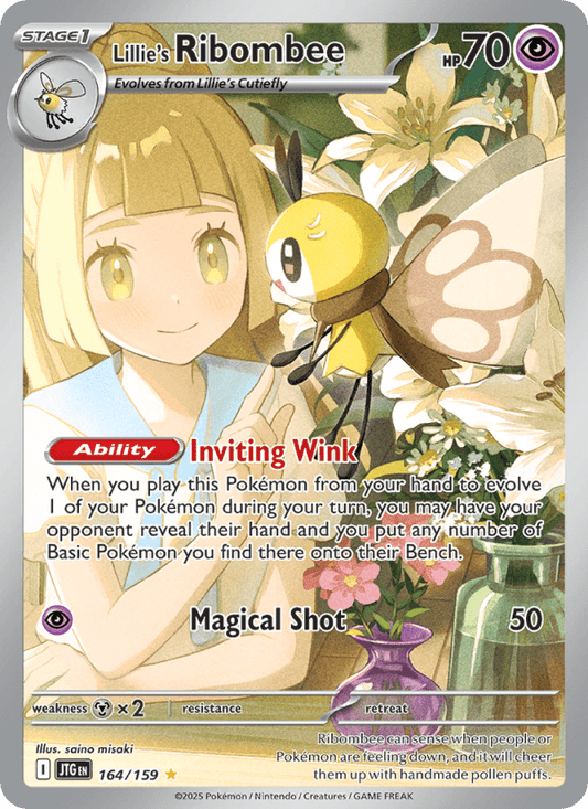 Lillie's Ribombee 164/159 - Journey Together - Single Cards | RareTCG