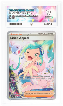 Lisia's Appeal 246/191 - Surging Sparks - ACE 9.0 MINT - Graded Cards | RareTCG