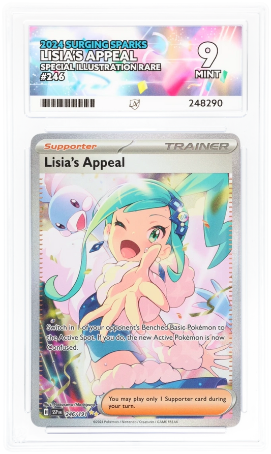Lisia's Appeal 246/191 - Surging Sparks - ACE 9.0 MINT - Graded Cards | RareTCG