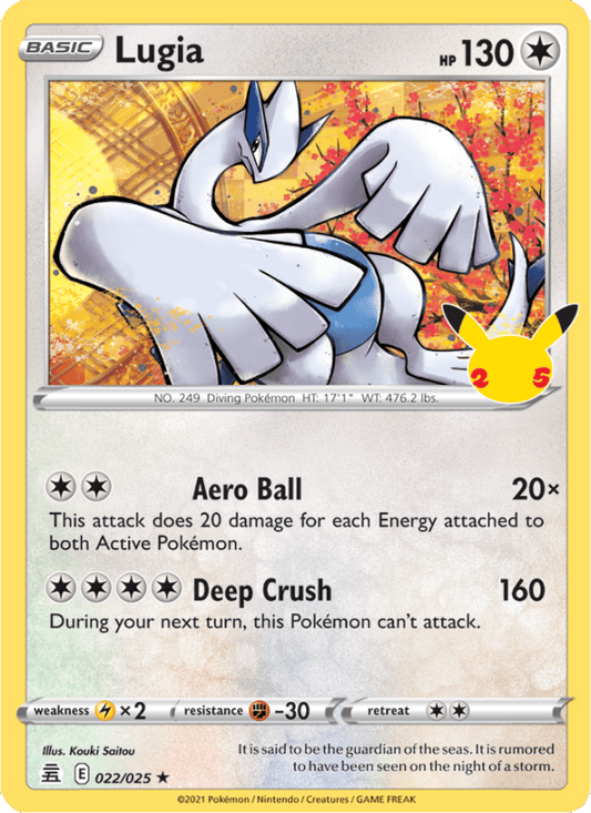 Lugia 022/025 - Celebrations - Single Cards | RareTCG