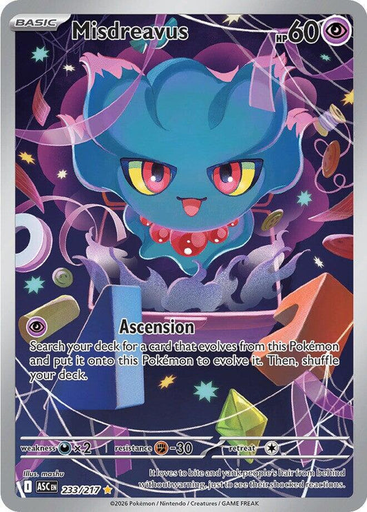 Misdreavus #233/217 - Ascended Heroes