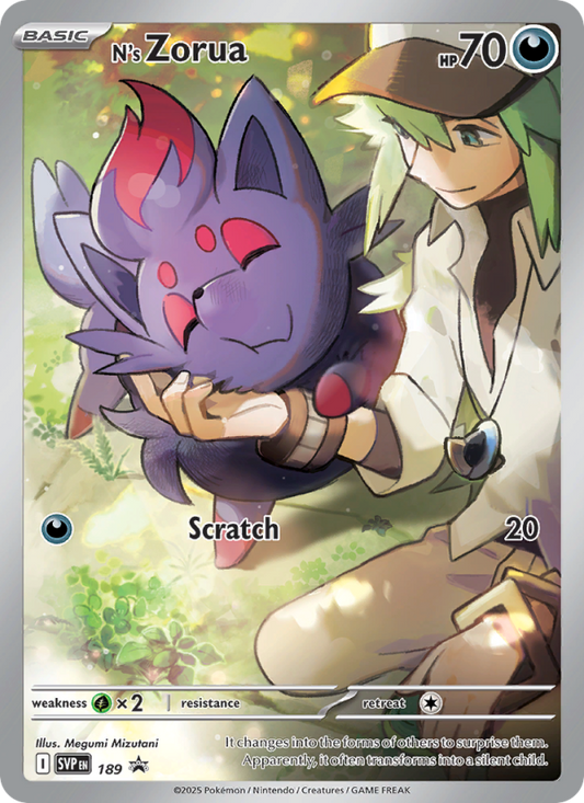 N's Zorua #189 - Scarlet & Violet Promo Pokémon TCG single card