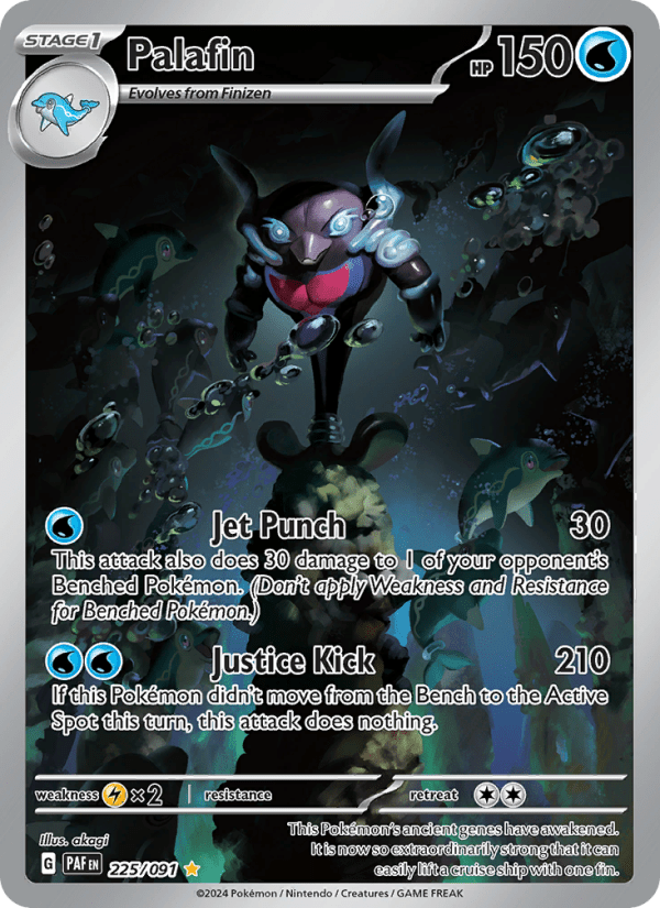 Palafin 225/091 - Paldean Fates - Single Cards | RareTCG