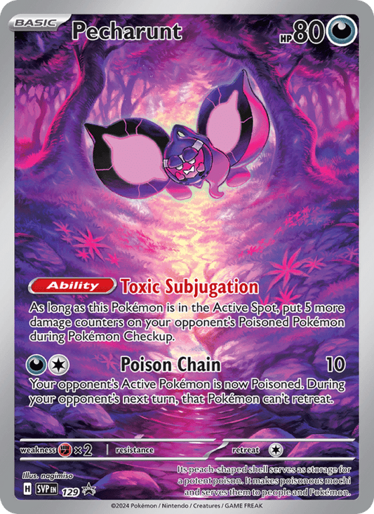 Pecharunt 129 - Scarlet & Violet Promo - Single Cards | RareTCG