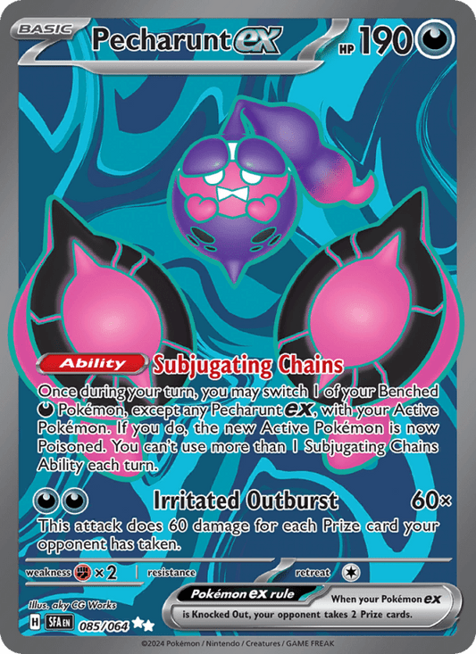 Pecharunt ex #085/064 - Shrouded Fable Pokémon TCG single card
