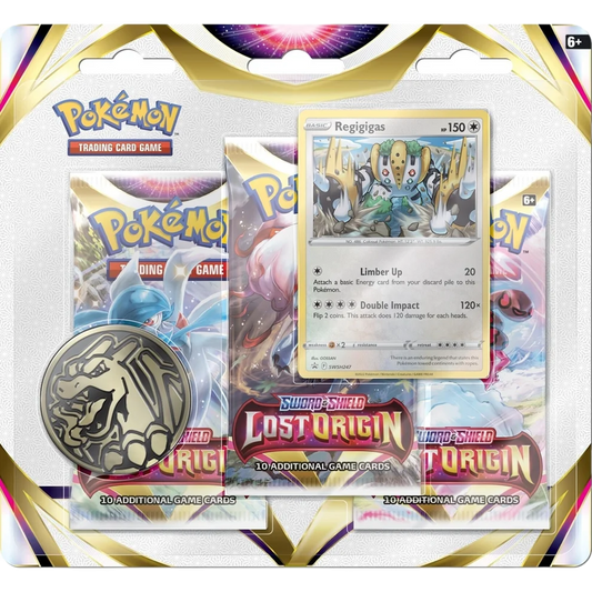 Pokémon TCG: Lost Origin 3-Pack Blister – Regigigas