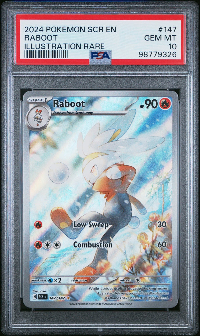 Raboot 147/142 - Stellar Crown - PSA 10.0 GEM - MT - Graded Cards | RareTCG