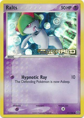Ralts 61 - EX Emerald [Reverse Holofoil] - Single Cards | RareTCG