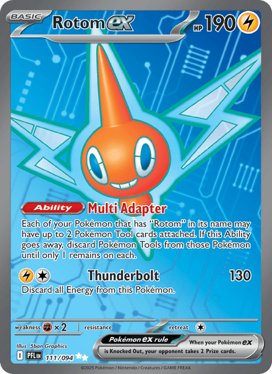 Rotom ex 111/094 - Phantasmal Flames - Single Cards | RareTCG